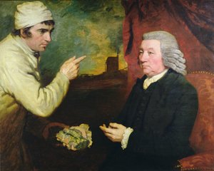 A Gentleman and a Miner with a Specimen of Copper Ore by John Opie